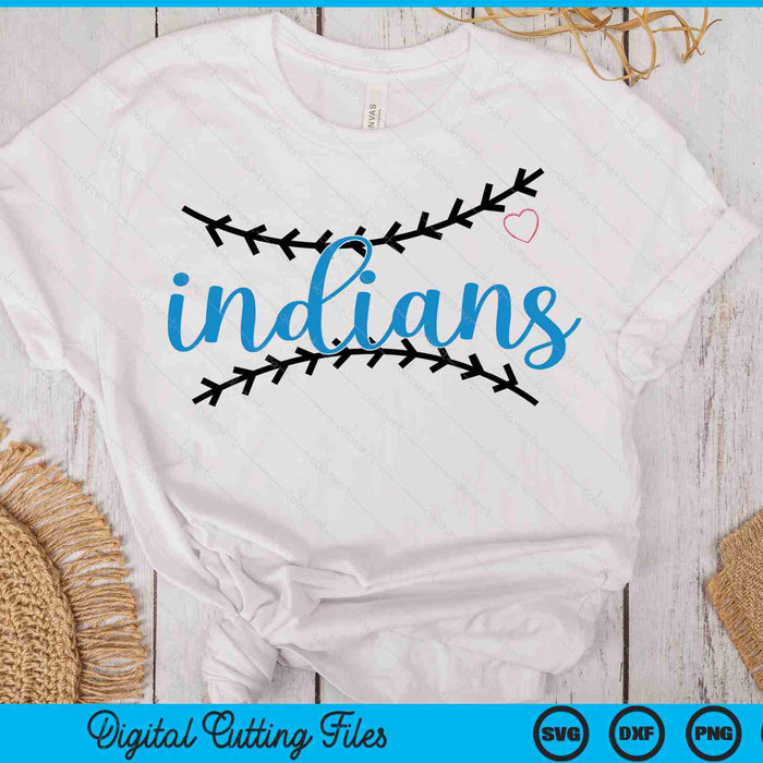 Indians Baseball Game Day SVG PNG Digital Printable Files