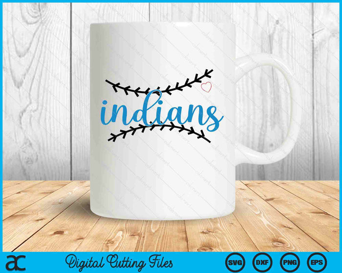 Indians Baseball Game Day SVG PNG Digital Printable Files