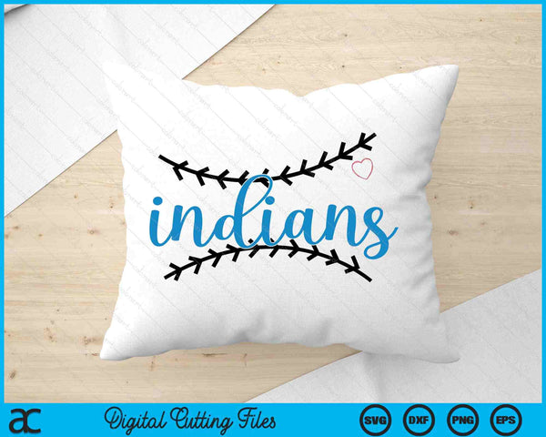 Indians Baseball Game Day SVG PNG Digital Printable Files