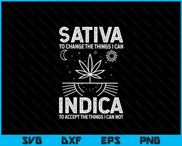 Indica sativa meme weed 420 Cannabis clothing stone SVG cut file