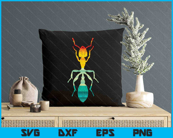 Insect Ant Design Retro Ant SVG PNG Digital Printable Files