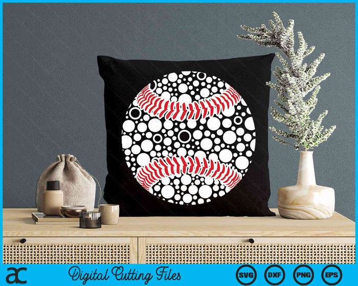 International Dot Day Baseball Polka Dot Sports Art SVG PNG Digital Cutting Files