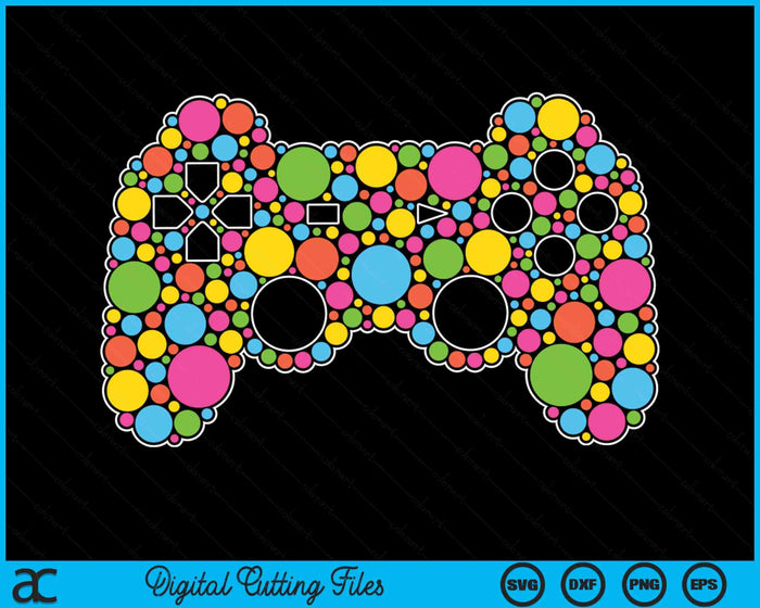 International Dot Day Gaming Dots Boys Kid Toddler Youth Men SVG PNG Digital Cutting Files