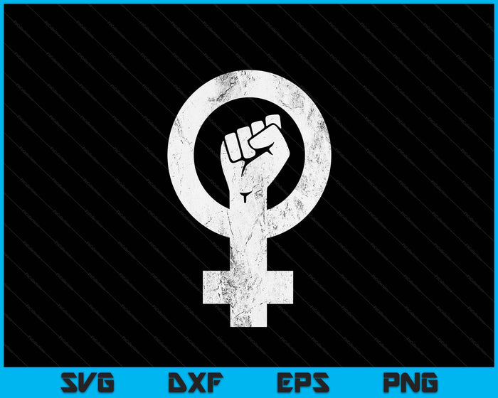 International Woman's Day 2025 March Feminist Symbol SVG PNG Digital Printable Files