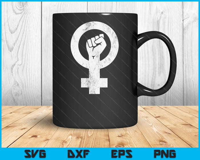 International Woman's Day 2025 March Feminist Symbol SVG PNG Digital Printable Files