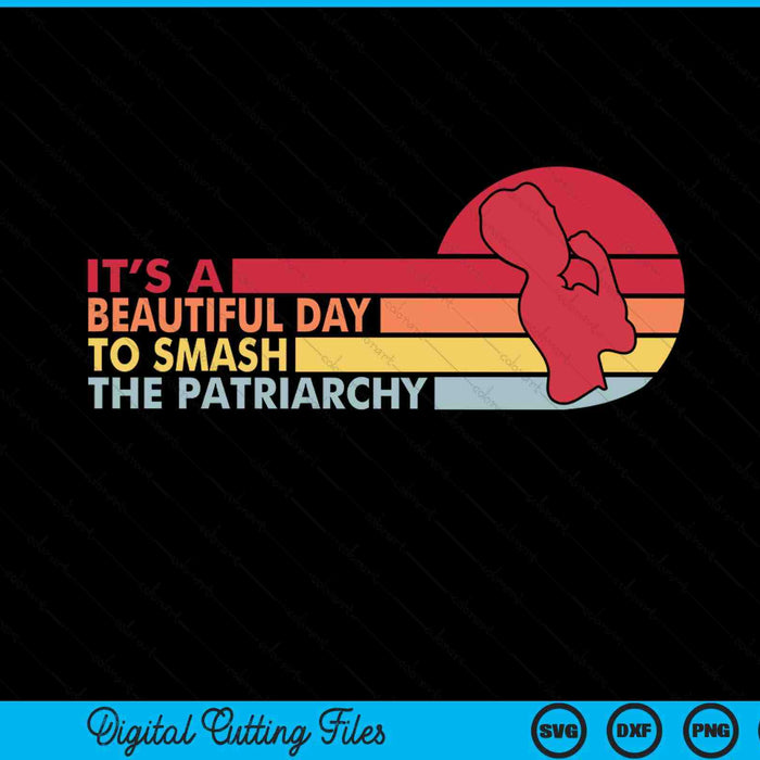 International women's day retro style SVG cut file