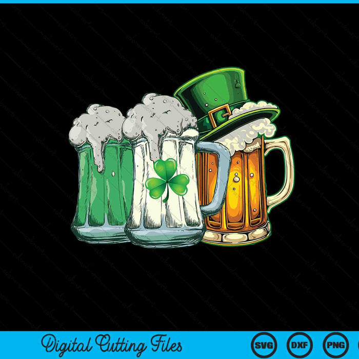 Irish beer ireland flag St Patricks Day SVG cut file