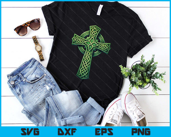 Irish Celtic Cross Knot Christian Holy Trinity Scottish Celt SVG PNG Digital Printable Files