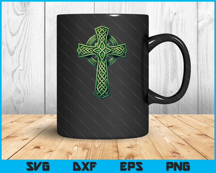 Irish Celtic Cross Knot Christian Holy Trinity Scottish Celt SVG PNG Digital Printable Files