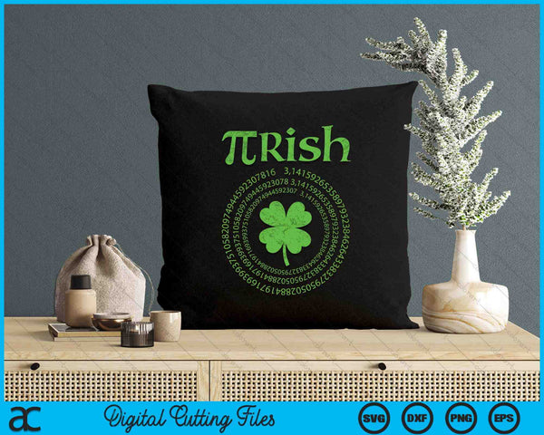 Irish Math Teacher Vintage Shamrock St Patricks Day SVG PNG Digital Printable Files