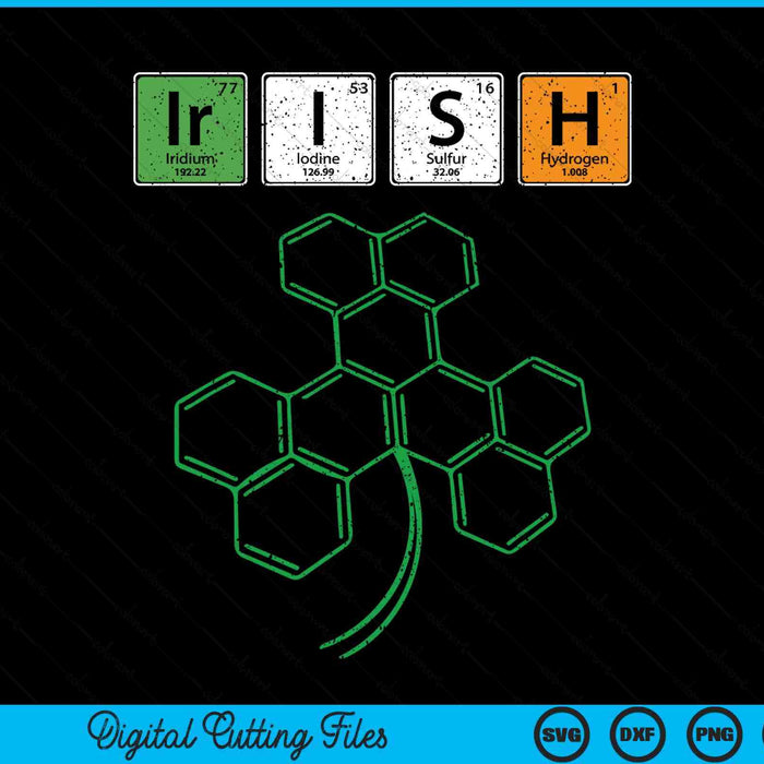 Irish St Patrick’s Day For Chemistry Science Teacher Student SVG PNG Digital Printable Files