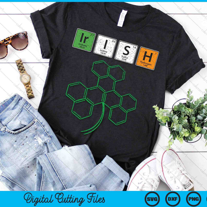 Irish St Patrick’s Day For Chemistry Science Teacher Student SVG PNG Digital Printable Files