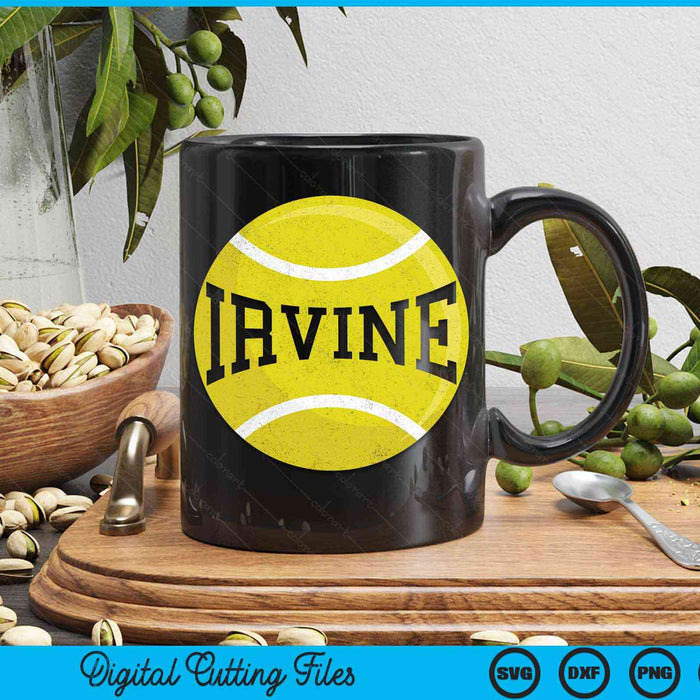 Irvine Tennis Fan SVG PNG Digital Cutting Files