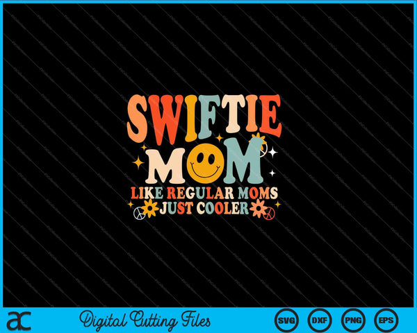 Soy la mamá genial Soy yo Groovy Día de las Madres SVG PNG Archivos de corte digitales