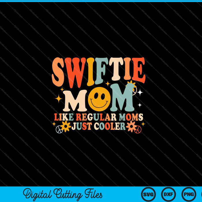 Soy la mamá genial Soy yo Groovy Día de las Madres SVG PNG Archivos de corte digitales