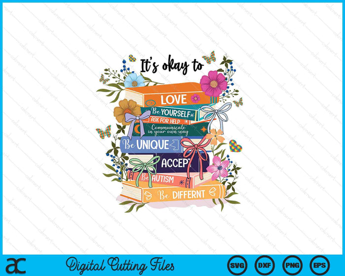 It's Okay To Love Mental Health Matter SVG PNG Digital Printable Files