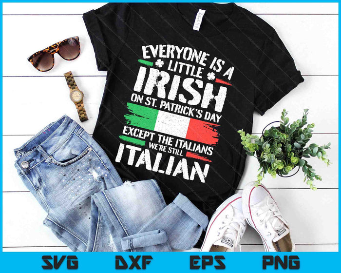 Italian St. Patricks Day Italy Italians SVG PNG Digital Printable Files