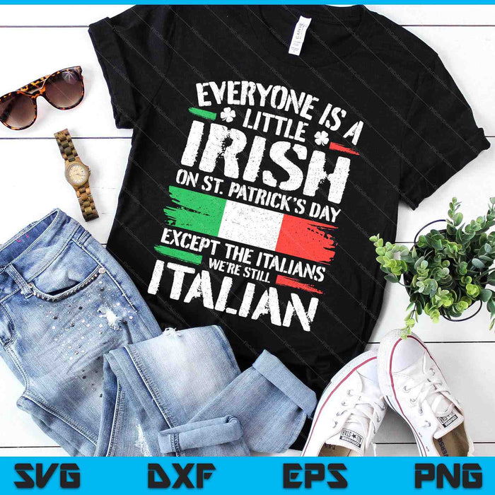 Italian St. Patricks Day Italy Italians SVG PNG Digital Printable Files