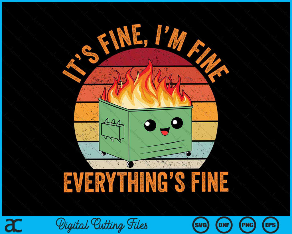 Its Fine I'm Fine Everything is fine Dog Joke tazza colorata tazza regalo compleanno lavoro ufficio Natale tè caffè nero Its Fine I'm Fine Everything is fine Dog Joke tazza colorata tazza regalo compleanno lavoro ufficio Natale tè caffè nero