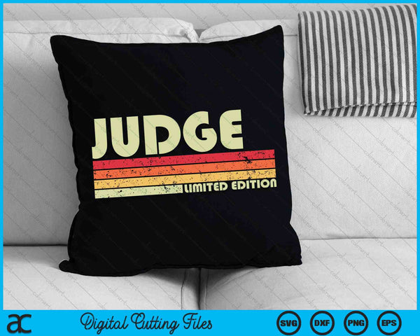 JUDGE Funny Job Title Profession Birthday Worker SVG PNG Cutting Printable Files