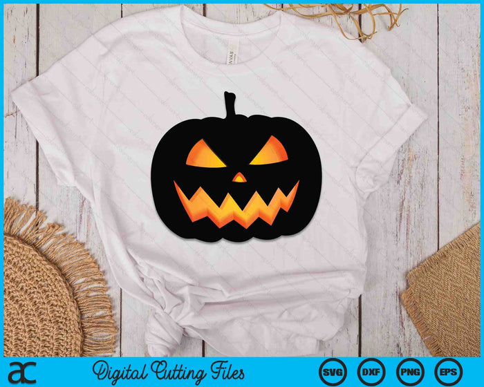 Jack O Lantern, Calabaza gráfica de Halloween SVG PNG Archivo de corte digital