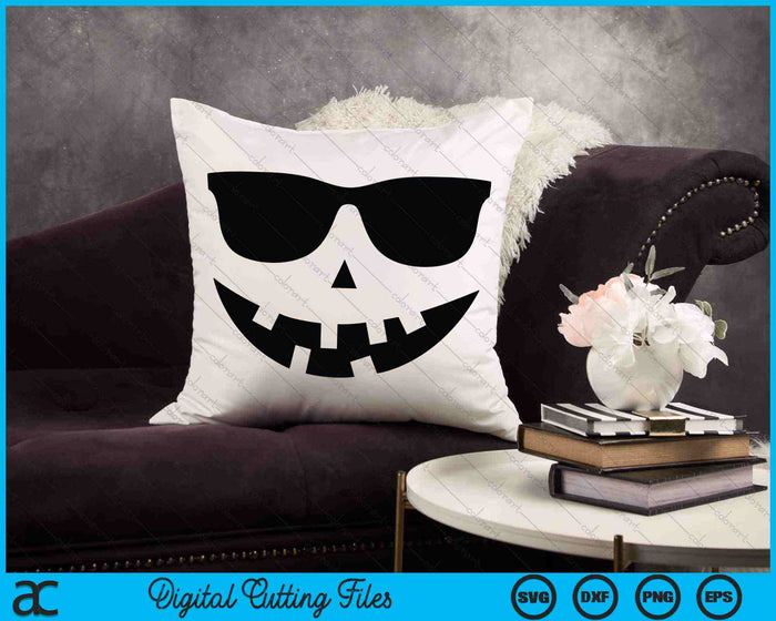 Jack O Lantern zonnebril pompoen Halloween kostuum SVG PNG digitale snijbestanden