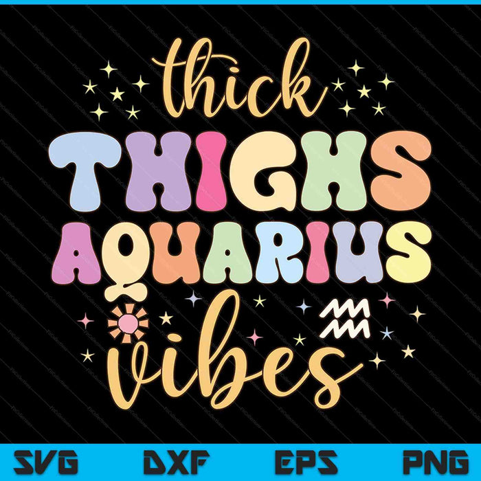 January February birthday astrology Aquarius zodiac sign SVG cut file