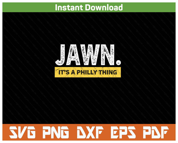 Philadelphia Pride Jawn Design SVG PNG Cutting Files