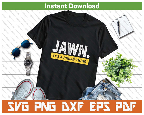 Philadelphia Pride Jawn Design SVG PNG Cutting Files