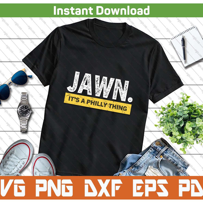 Philadelphia Pride Jawn Design SVG PNG Cutting Files