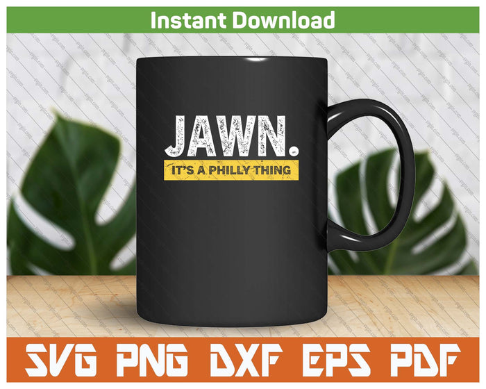 Philadelphia Pride Jawn Design SVG PNG Cutting Files