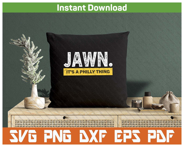 Philadelphia Pride Jawn Design SVG PNG Cutting Files