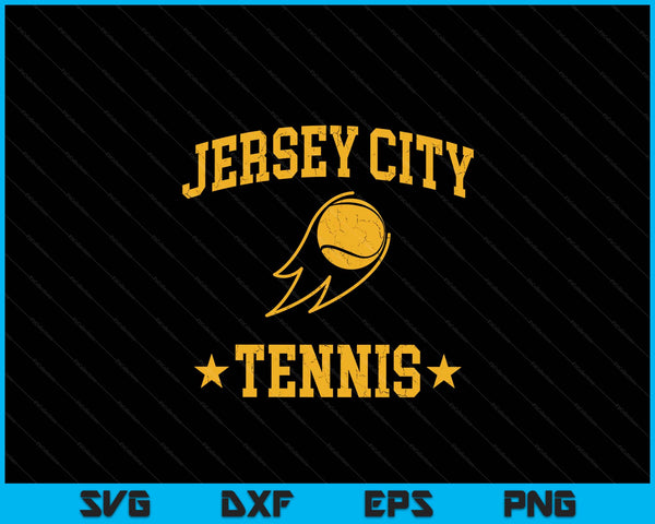 Jersey City rapids tennis vintage gameday retro tennis lover SVG cut file