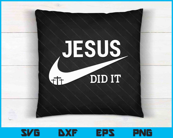 Jesús lo hizo divertido Jesús SVG PNG Archivos de corte digital
