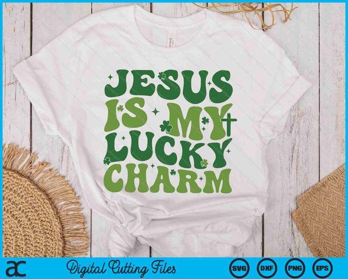 Jesus Is My Lucky Charm SVG PNG Digital Printable Files