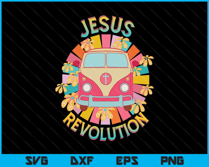 Jesus Revolution Christian Easter Day Religious SVG PNG Digital Printable Files