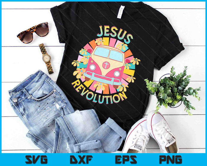 Jesus Revolution Christian Easter Day Religious SVG PNG Digital Printable Files