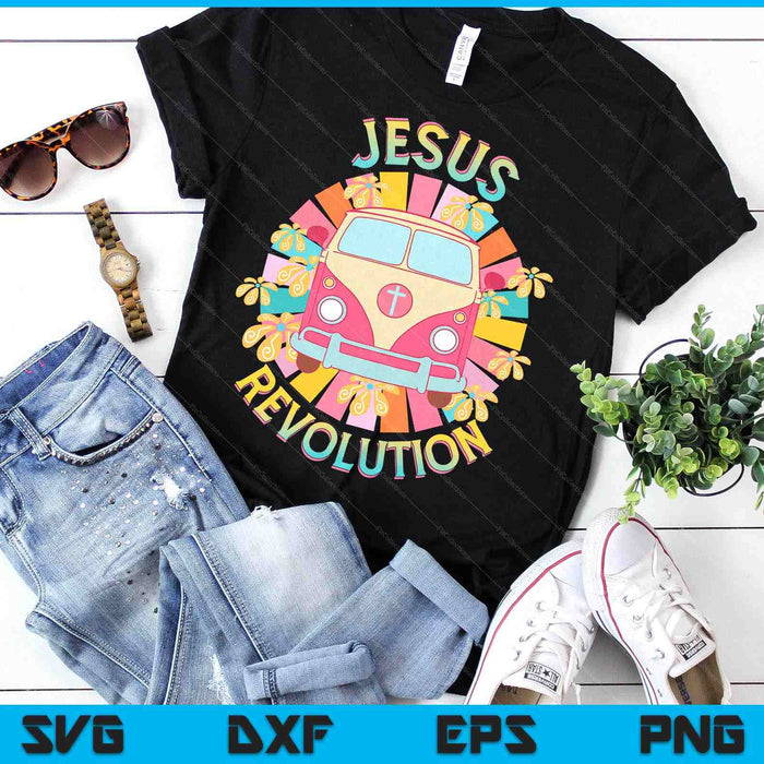 Jesus Revolution Christian Easter Day Religious SVG PNG Digital Printable Files