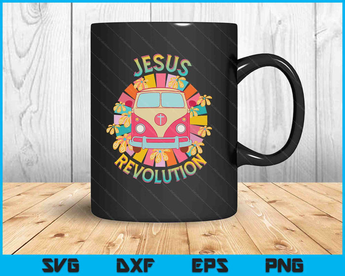 Jesus Revolution Christian Easter Day Religious SVG PNG Digital Printable Files