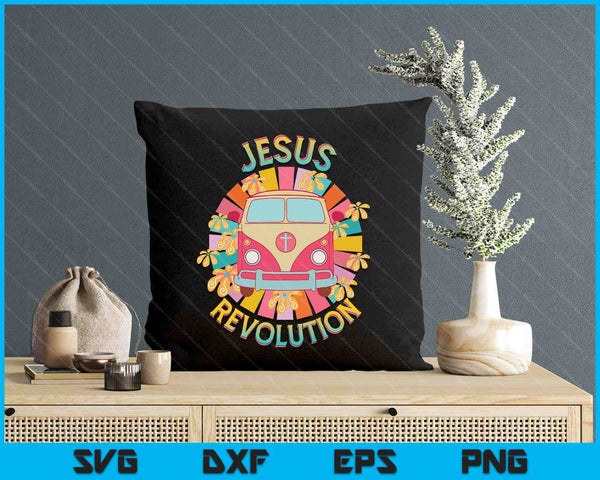 Jesus Revolution Christian Easter Day Religious SVG PNG Digital Printable Files