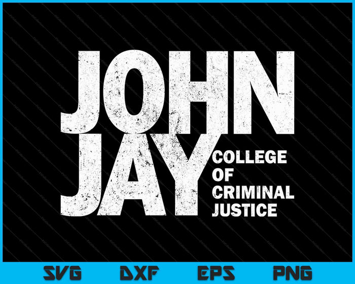 John Jay College of Criminal Justice Bloedhonden Grote SVG PNG Snijden afdrukbare bestanden