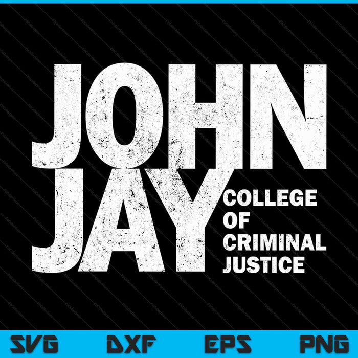 John Jay College of Criminal Justice Bloedhonden Grote SVG PNG Snijden afdrukbare bestanden