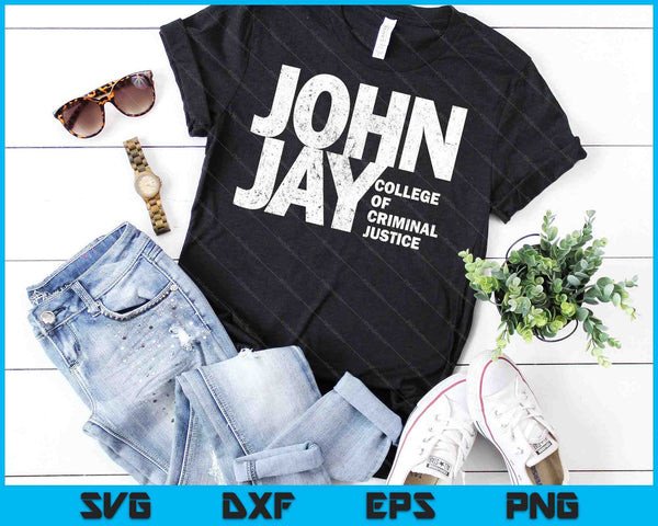 John Jay College of Criminal Justice Bloodhounds Grandes SVG PNG Cortar archivos imprimibles - on a t-shirt