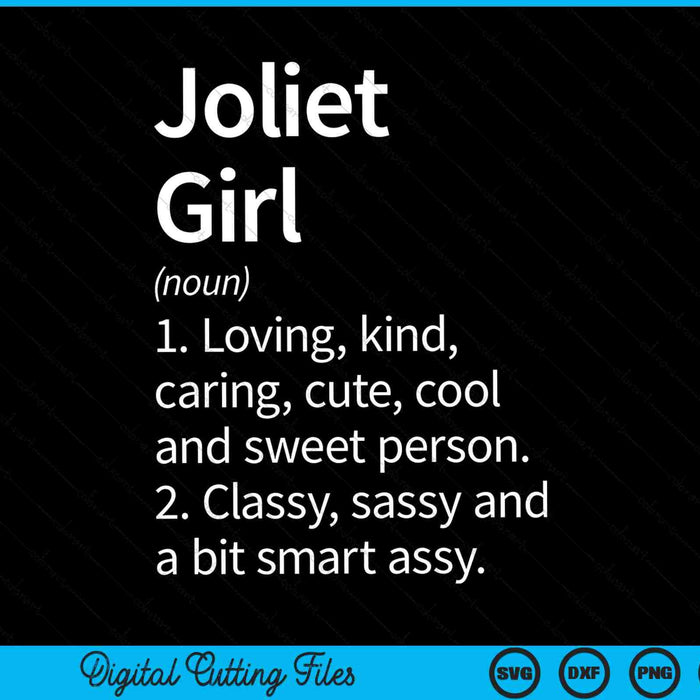 Joliet girl il Illinois home roots SVG cut file