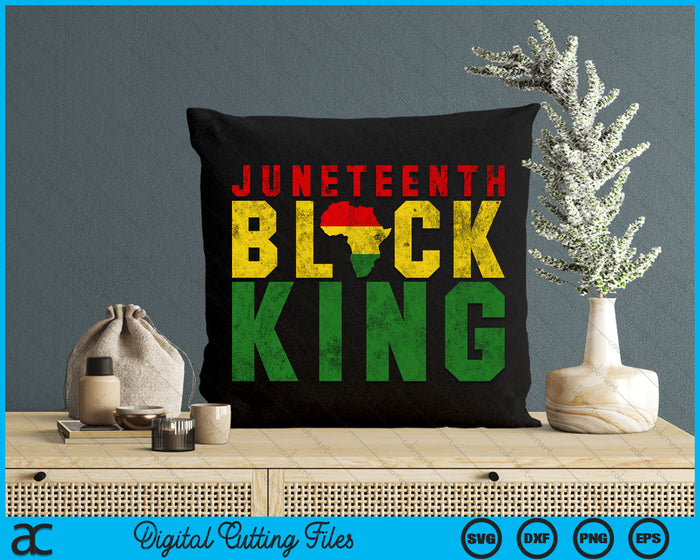 Juneteenth Black King Emancipation Day Melanin Pride SVG PNG Digital Cutting File