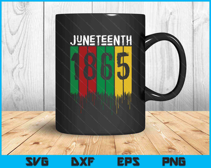 Juneteenth June 19th 1865 Freedom Day Melanin SVG PNG Cutting Printable Files