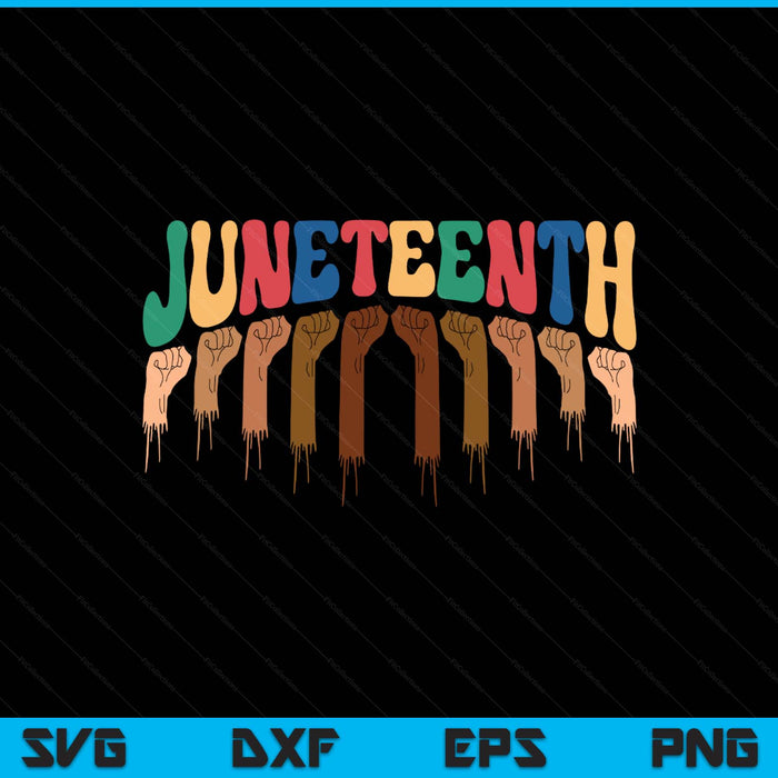 Juneteenth African freedom day SVG PNG cut file for Cricut
