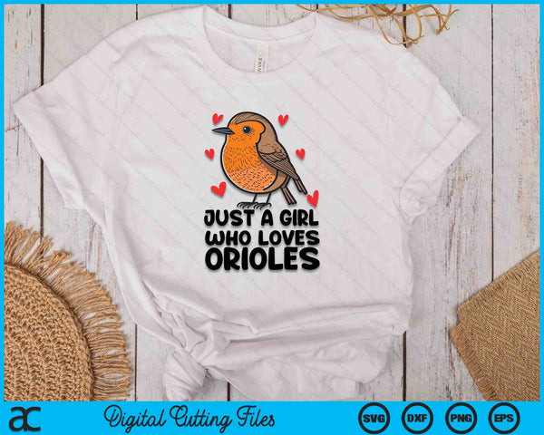 Just a Girl Who Loves Orioles SVG PNG Digital Cutting Files