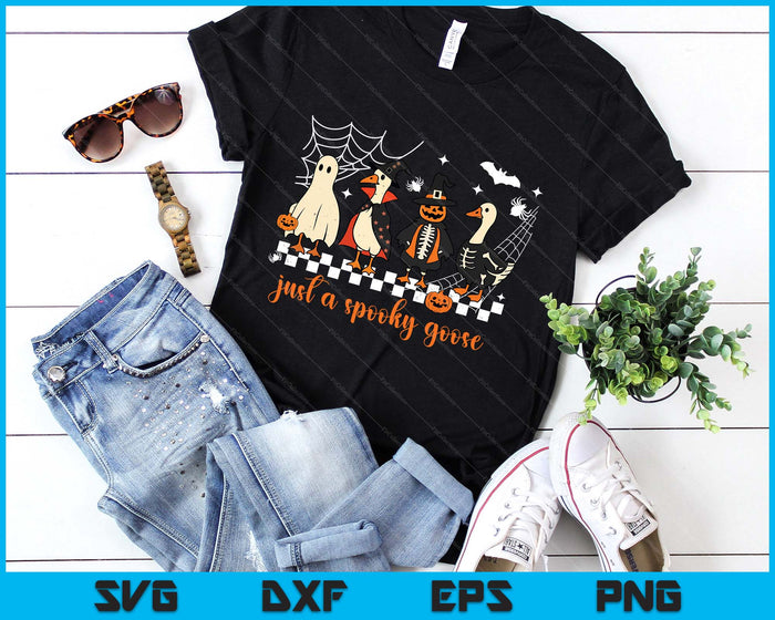 Just a Spooky Goose Halloween Costume Halloween SVG PNG Digital Printable Files