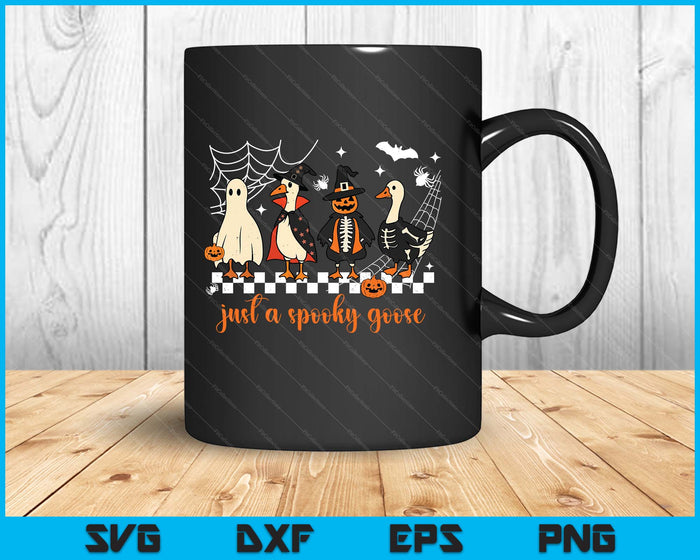 Just a Spooky Goose Halloween Costume Halloween SVG PNG Digital Printable Files